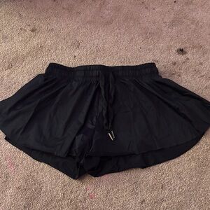 Women's Black Athletic Shorts